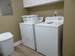 Laundry Room With Full Size Washer And Dryer